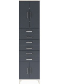 Resim Arges Dolap 3 Raflı 6 Çekmeceli 4 Kapaklı 60x30x243 Aytaşı-an... Aytaşı 