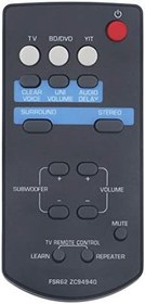 Resim VINABTY FSR62 ZC94940 Yamaha Ön Surround Sistemi Soundbar Subwoofer YAS-201 YAS-CU201 NS-WSW40 için Yedek Uzaktan Kumanda 