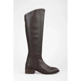 Resim Shoeberry Kadın Breeze Kahve Cilt Çizme 