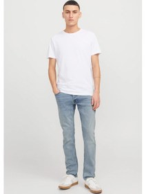 Resim Jack & Jones Jjiglenn Erkek Jeans Mavi 