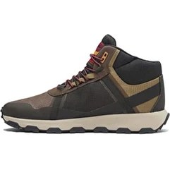 Resim Timberland Winsor Trail Kahverengi Bağcıklı Dış Mekan Botu Su Geçirmez Deri Malzeme ile Rahat Kullanım 