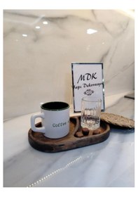 Resim 3 Lü Ahşap Md Fincan Seti 95ml 