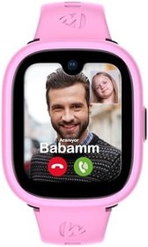 Resim Wiky Watch 5 Plus Akıllı Çocuk Saati - Görüntülü Arama, Gps, Sos, Sağlık Takibi, Güvenli Alan Pembe 