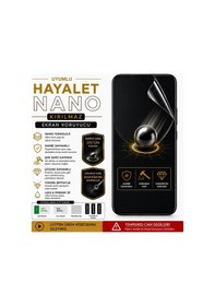 Resim Oppo Find X7 Ultra Uyumlu Hayalet Nano Kırılmaz Darbe Emici Koruyucu Hidrojel Film 