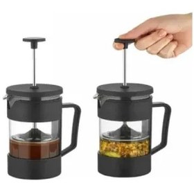 Resim Siyah Cam French Press 420 Ml Siyah 