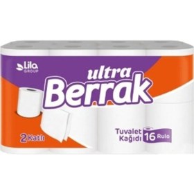 Resim Berrak Tuvalet Kağıdı 2 Katlı 16 Lı X 3 Adet 