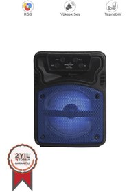 Resim Torima GTS-1396 Kablosuz Taşınabilir 4" Ekstra Bas Bluetooth Hoparlör USB-TF-FM Radyo Siyah Torima