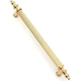 Resim Belirtilmemiş DAMLA 160 mm Altın Renkli Lüks Aleminyum Metal Boru Kulp Dolap Çekmece İçin Modern Tasarım 