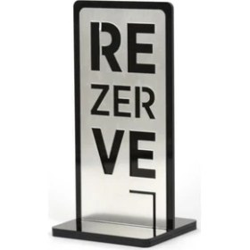 Resim Tabela Masa Rezerve Yazısı 