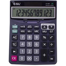 Resim CSL CS-130T 12 Hane Masa Tipi İşlem Kontrollü Hesap Makinesi 