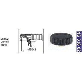 Resim Depo Kapağı Mazot Ventilli New Holland 110.90 4181662 
