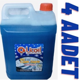 Resim Licoil Cam Suyu Antifrizli &Parfümlü&Şampuanlı-12C 4X5Lt 20 Litre 