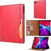 Resim Xfashion iPad Pro 11-Inch (2020) Için Tablet Kılıfı - Kırmızı (Yurt Dışından) 