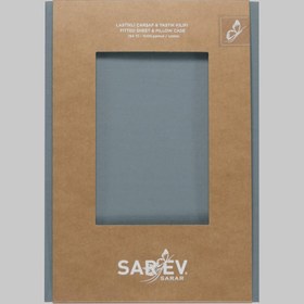 Resim Sarev New Slow Cıty 140X200 Fıtted Çarşaf, .Mavi 