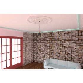 Resim MOTİFPİYER Motifpiyer Lamba Tavan Göbeği 81-sekizgen-yuvarlak-dis-cital 