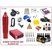 Resim Xl-5320 Hybrıd Red Tattoo Pen Dövme Makinası Seti - 20 Parça 