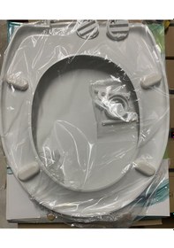 Resim Turkuaz Lila Yavaş Kapanır Pp Klozet Kapağı 