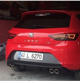 Resim Seat Leon 2013-17 Arası Fr Arka Difizör Düfüzör Tampon Eki 