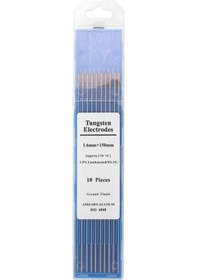 Resim Neevoyu Altın Uçlu Lantanlı Tungsten Elektrot, Argon Kaynak Elektrotu, 1.6x150mm, 10 Adet/box, Paslanmaz Çelik Ve Bakır Kaynağı İçin 