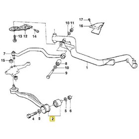 Resim Bmw E32 Ve E34 Uyumlu Sol Alt Salıncak Kolu Oem No 31121139987 