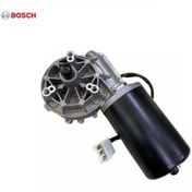 Resim Bosch 24v Silecek Motoru Büyük Tip (DÜZ FREZE 16 MM) (SOKETLİ 5 FİŞ) (L) Mercedes Otobüs 303 