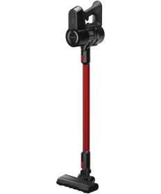 Resim Arçelik Led Işıklı Turbo Başlıklı 0.6 lt Duvara Asılabilen Şarjlı Dikey Süpürge, Kırmızı 