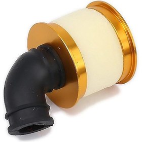Resim Fosenze Nitro Rc Araçları İçin Altın Renkli Alüminyum Hava Filtresi - 04104 02028 Modeli, 55x35mm, Dayanıklı Malzeme 