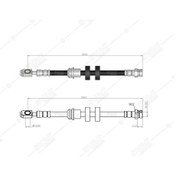 Resim SVAC 10-205 Ön Fren Hortumu Polo 01- 