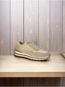 Resim Voyager ERKEK HAKİKİ DERİ KAUÇUK TABAN SÜET DETAYLI LASTİK BAĞCIKLI ORTOPEDİK CASUAL SPOR AYAKKABI 
