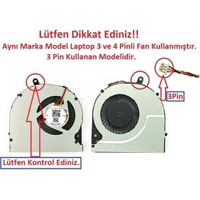 Resim Toshiba Uyumlu Satellite L955-S5142. L955-S5152. L955-S5330 Fan 3 Pin 