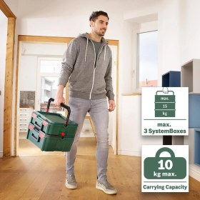 Resim Bosch Home And Garden Alet Kutusu (Elektrikli Aletler Için, Systembox | M Beden, Aksesuar Kutusu ile 