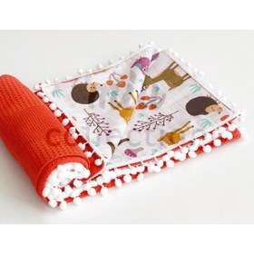 Resim grow with muslin %100 Pamuk Çok Amaçlı Çift Katlı Müslin Battaniye (80X100) 