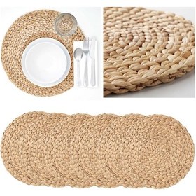 Resim İkea Amerikan Servis Kurutulmuş Su Sümbülü Doğal Malzeme 6 Adet RA631 