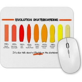 Resim Baskı Dükkanı Evolution Skateboarding Mouse Pad 