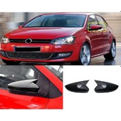 Resim Vw Polo 6r 2009-2014 Plastik Siyah Batman Ayna Kapagı 