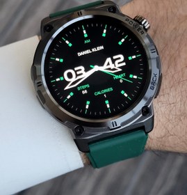 Resim Daniel Klein Çağrı Alma ve Yapma Özellikli Yeşil Renk Android ve iphone Uyumlu Akıllı Saat 