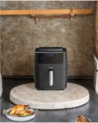 Resim TEFAL 6,5LT XXL kapasite 3'ü 1 arada çözüm Hava ile Kızartma, Izgara ve Buharda Pişirme Airfryer 
