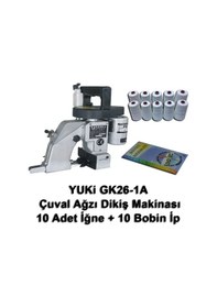 Resim Yuki Gk26-1a Çuval Ağzı Dikme Makinası + 10 Adet İğne + 10 Bobin İp 