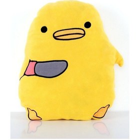 Resim Belalı Katil Sevimli Peluş Trend Sarı Civciv Yastık 