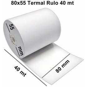 Resim Termal Rulo Kağıt - 80 Mm X 40 M - 10'lu Diğer 