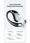 Resim Siyah Asus Zenfone 12 Ultra 11 Ultra 10 Kablosuz Kulaklık Tws Kulak Kancası Bluetooth Kulaklık Enc Gürültü Önleyici Kulaklık Mic İle 