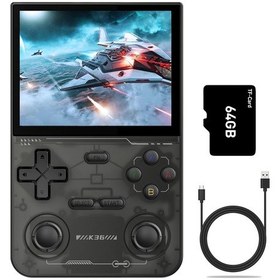 Resim Gamınja K36 Elde Taşınabilir Oyun Konsolu 3.5 Inç Ips 640x480 Ekran Dahili 64 Black Amerika Birleşik Devletleri 