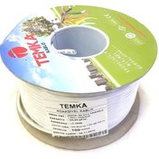 Resim Temka Rg6U4 Trishield 64Tel Anten Kablosu 100Mt 