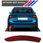Resim Skoda Octavia Arka Tampon Reflektörü Sol Taraf 2021 Sonrası 