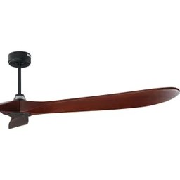 Resim Alsanfan Izmir Siyah Motorlu Kızıl Kanatlı Aydınlatmasız Uzaktan Kumandalı 177CM Tavan Vantilatörü 