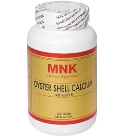 Resim Mnk Oyster Shell Calcium Vitamin D 120 Tablet 12- 