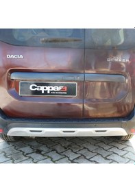 Resim Cappafe Dacia Dokker Arka Tampon Eşiği Koruma Mat Siyah 2013-› N11.1777 