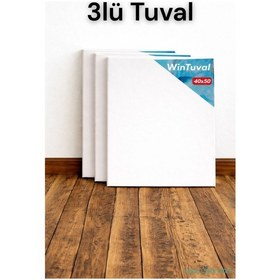 Resim WinTuval Standart Tuval 40x50 3lü 