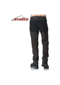 Resim Evolite Freebird Outdoor Erkek Pantolon 4-yön Esnek Stretch, Şardonlu Sıcak İç, Kayak &amp Amp Trekking Siyah 