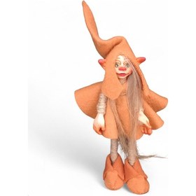 Resim Elf Bebek Turuncu Pabuç 